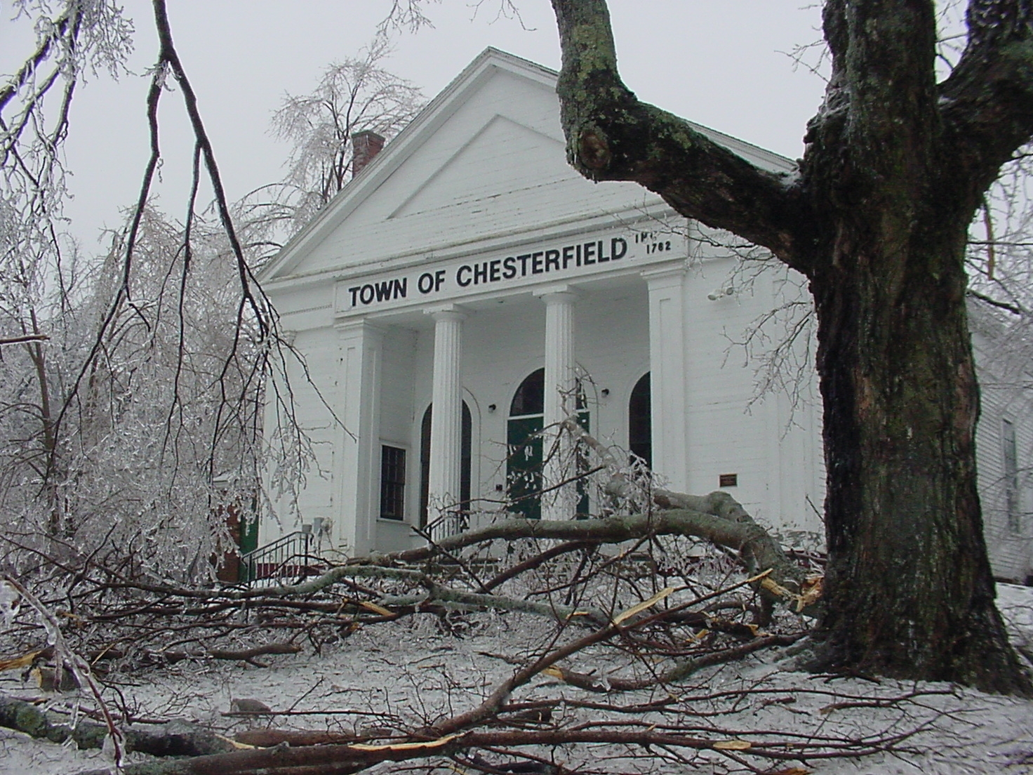 Chestefield Town Hall - Post Storm