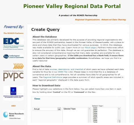 preview of data website